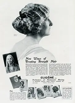 Styling Prints: Advert for Eugene hair treatment 1923