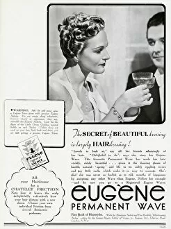 Advert for Eugene permanant hair 1938
