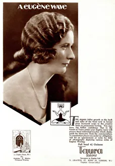 Images Dated 14th October 2019: Advert for Eugene permanant hair waving 1929