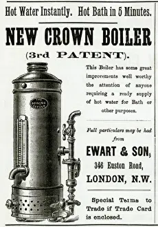 Boiler Prints: Advert for Ewart & Son boiler 1888