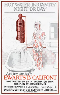 Upstairs Prints: Advert for Ewart's B Califont 1925