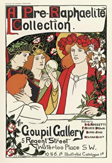 1897 Collection: Advert / Exhib Pre-Raphael