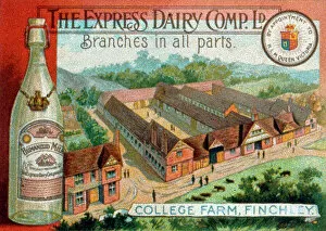 Images Dated 1st June 2017: Advertisement for The Express Dairy Co Ltd