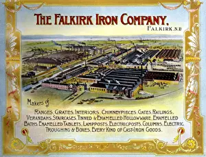 Advert, The Falkirk Iron Company, Falkirk, Scotland