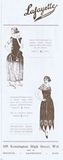 Images Dated 6th May 2016: Advert for the fashion house of Lafayette, London, 1922