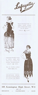 Images Dated 6th May 2016: Advert for the fashion house of Lafayette, London, 1922