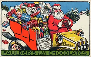 Chocolate Prints: Advert / Faulders Chocs
