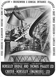 Engineers Collection: Advert for Festival of Britain constructional engineers
