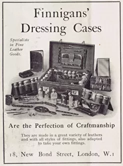 Images Dated 28th April 2016: Advert for Finnigans Dressing Cases, London, 1921