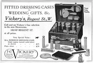 Images Dated 12th October 2015: Advert for fitted dressing cases from Vickerys, London, 192