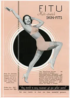 Advert for FITU muti-stretch skin- fits underwear 1935