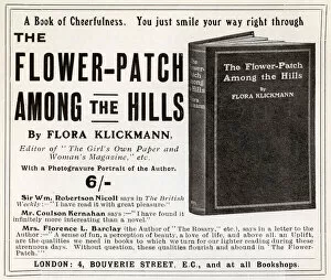 Advert for The Flower-Patch Among the Hills, Flora Klickmann