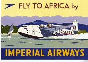Advert, Fly to Africa by Imperial Airways