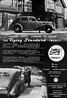 Standard Gallery: Advertisement for the Flying Standard Twenty car