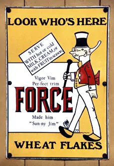 Sunny Prints: Advert / Force Flakes Jim