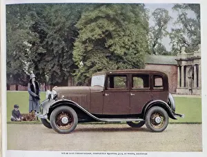 Ford Prints: Advertisement for Ford Motor Company V8 car