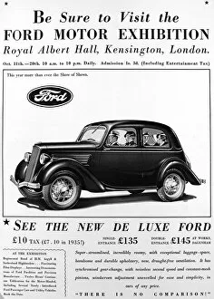 Advertisment Gallery: Advertisment for Ford Motor Exhibition at Royal Albert Hall