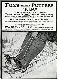 Puttees Collection: Advert for Foxs Puttees 1914