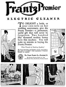 Advert for Frantz Premier Electric Cleaner