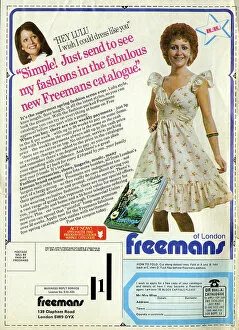 Order Gallery: Advertisement, Freemans catalogue, featuring Lulu