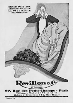Advert for furs by Revillon & Cie, 1926, Paris