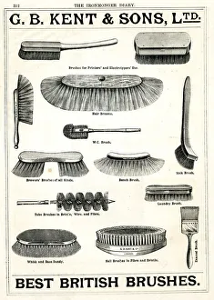 Advert, G B Kent & Sons Ltd, Best British Brushes Advert, G B Kent & Sons Ltd