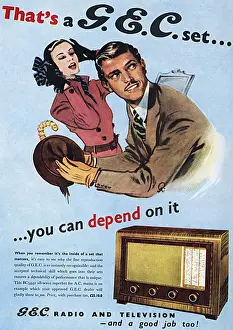 An advertisement for G. E. C. radios