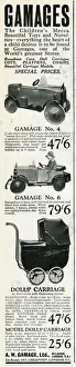 Advert for Gamages childrens toys 1929