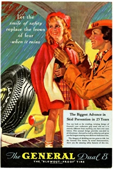 Images Dated 11th September 2017: Advertisement, The General Dual 8 Tire