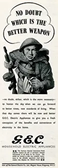 Advert for the General Electric Company 1944