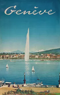Images Dated 3rd November 2016: Advertisement for Geneva, Switzerland
