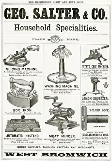 Handle Prints: Advert for Geo. Salter & Co. household items Advert for Geo. Salter & Co
