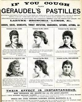 Voice Collection: Advertisement for Geraudels Pastilles