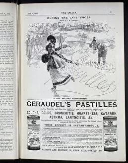 Skaters Collection: Advertisement for Geraudel's Pastilles