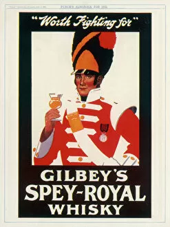 Alcoholic Collection: Advert / Gilbeys Whisky