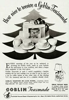 Images Dated 16th October 2017: Advert for Goblin teasmade 1954
