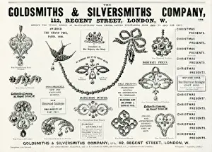 Advert for Goldsmiths & Silversmiths jewellery 1901