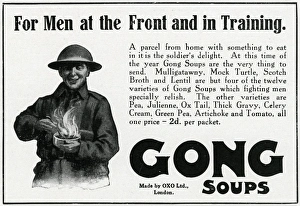 Images Dated 16th October 2017: Advert for Gong soup 1916