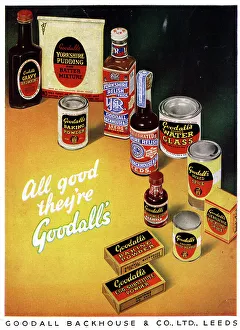 Housekeeping Prints: Advert, Goodall Backhouse & Co Ltd, Leeds