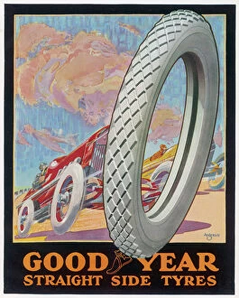 Adverts and Posters Collection: Advert / Goodyear Tyres