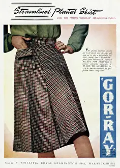 Advert for Gor-ray Koneray pleated 1942