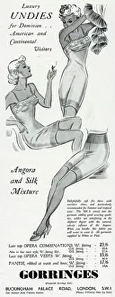 Girdles Gallery: Advert for Gorringes Luxury undies
