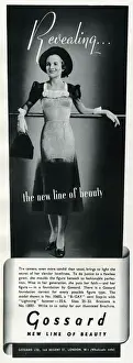 Gossard Prints: Advert for Gossard underwear 1937