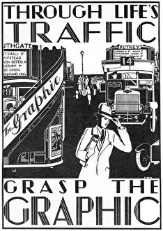 Graphic Collection: Advertisement for The Graphic