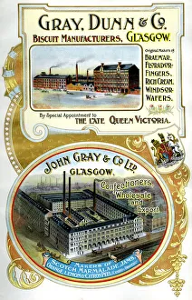 Adverts Gallery: Advert, Gray, Dunn & Co, Glasgow, Scotland