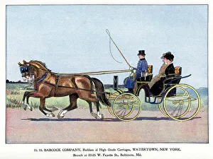 Babcock Prints: Advert, H. H. Babcock Carriage Company, New York