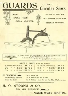 Advertisement, H O Strong, Guards for Circular Saws