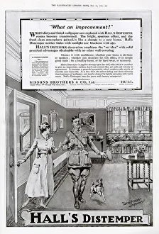 Halls Prints: Advert for Hall's Distemper 1919