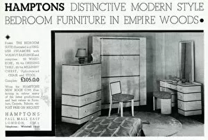 Dresser Gallery: Advert for Hamptons bedroom suite 1935