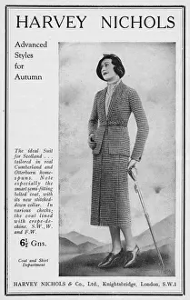 Advert for Harvey Nichols advanced styles for Autumn, 1932